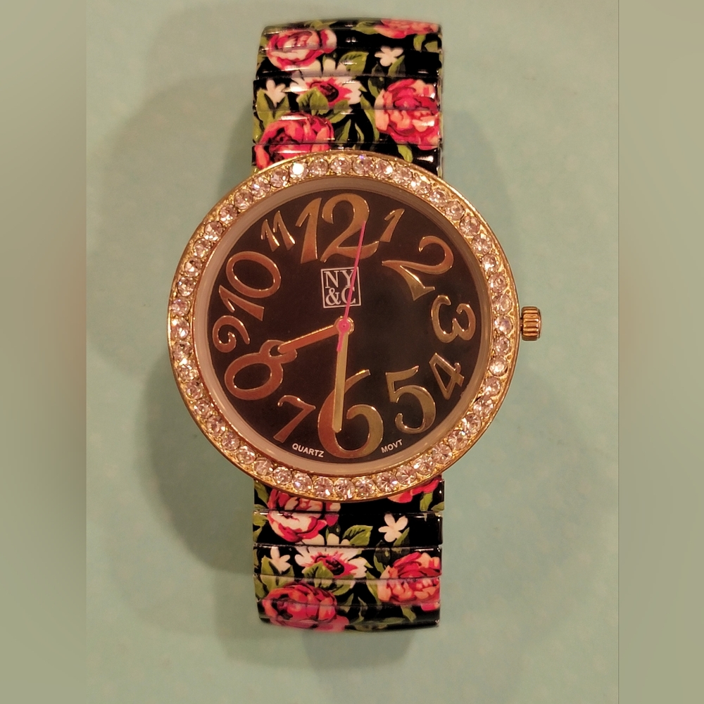 Ny&Co floral watch